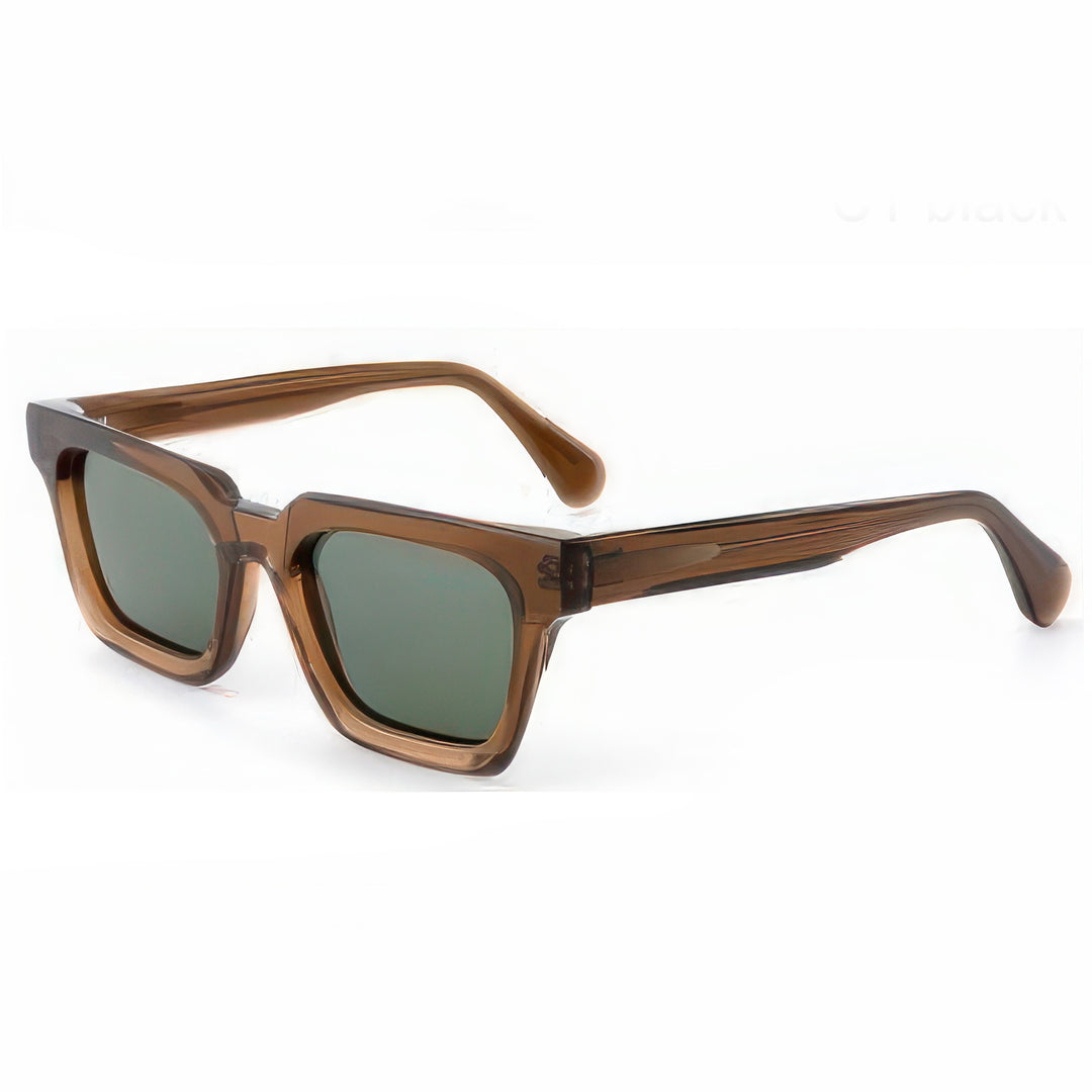Women's stylish sunglasses in modern design with sturdy, transparent frame Bowlift