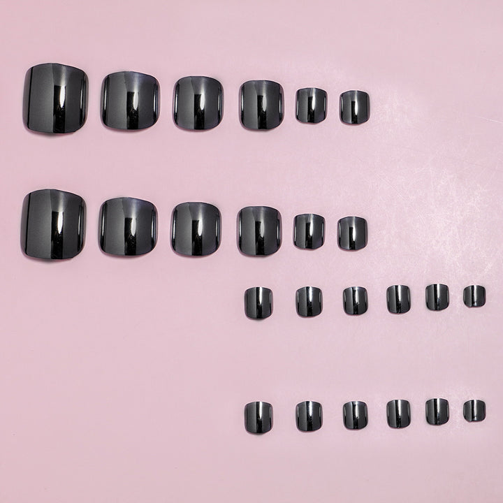 Premium Glossy Square Press-On Nails Bowlift