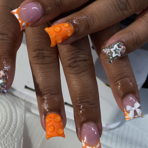 Creative Themed Press-On Nails Bowlift