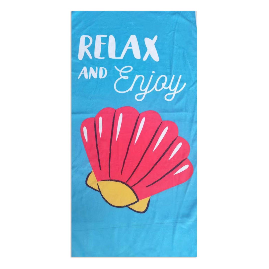 Beach towel with stylish palm motif Bowlift