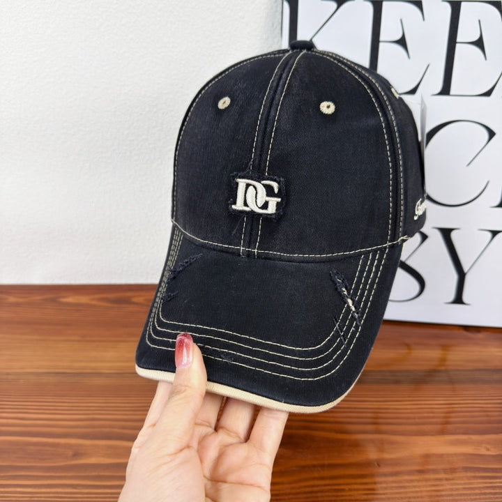 Men's Distressed Cotton Baseball Cap Bowlift 1784270840