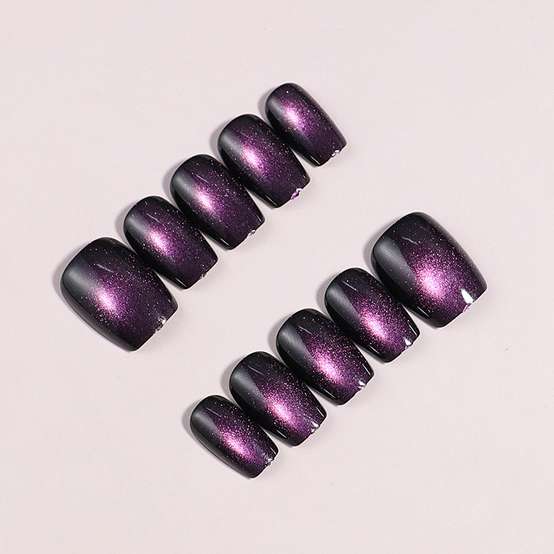 Glossy Square Press-On Nails Bowlift
