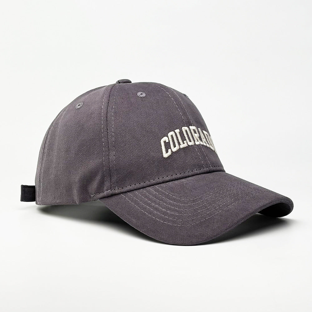 Women's fashionable cotton cap with embroidered lettering Bowlift