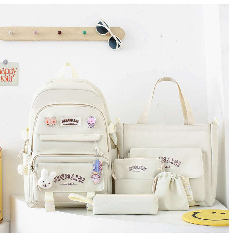 Multi-Compartment School Backpack Bowlift