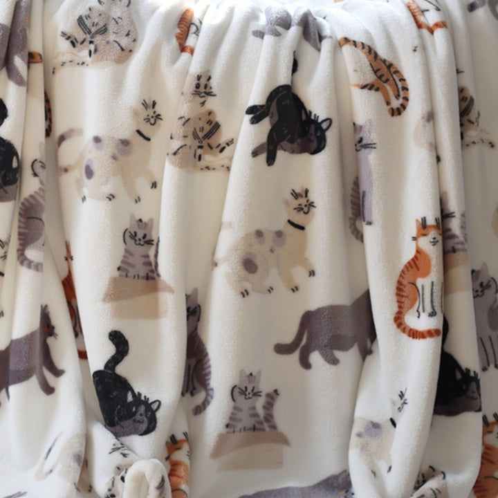 Cozy Unicorn-Themed Fleece Hoodie Blanket