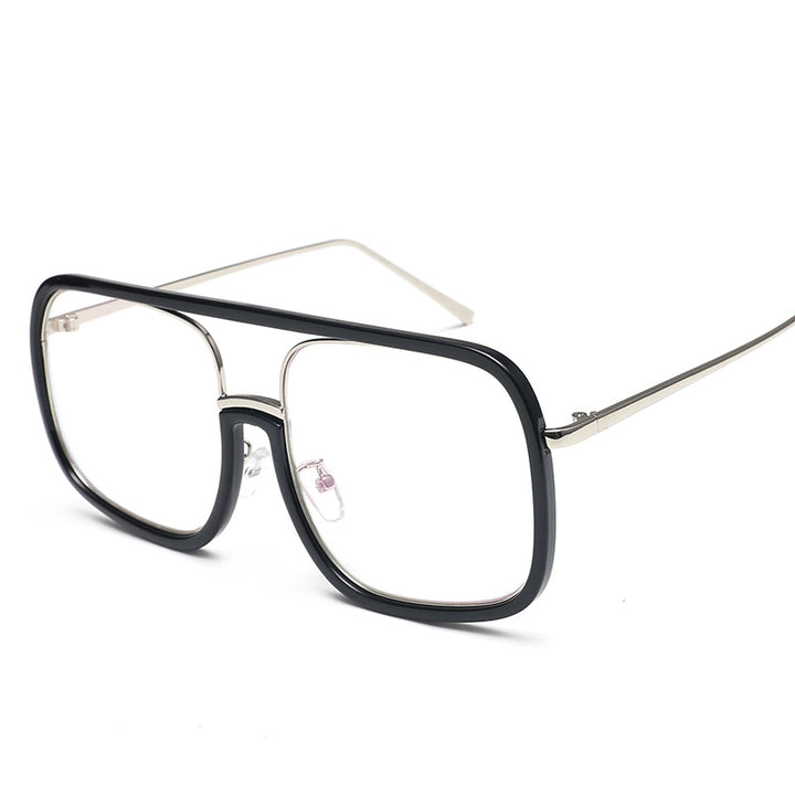 Women’s Fashion Glasses Frame with Oversized Rectangle Design Bowlift