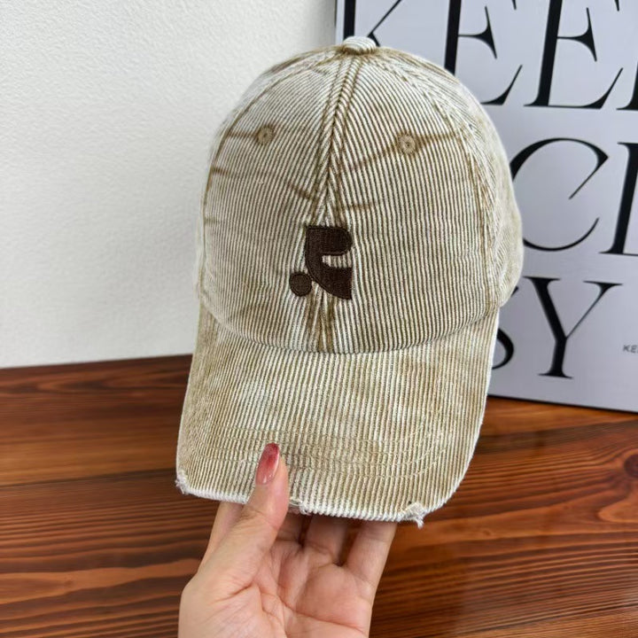 Women's Velvet Textured Baseball Cap Bowlift