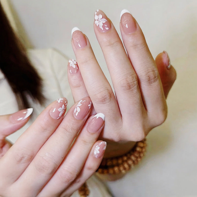 Whimsical Bunny-Themed Press-On Nail Art Set Bowlift