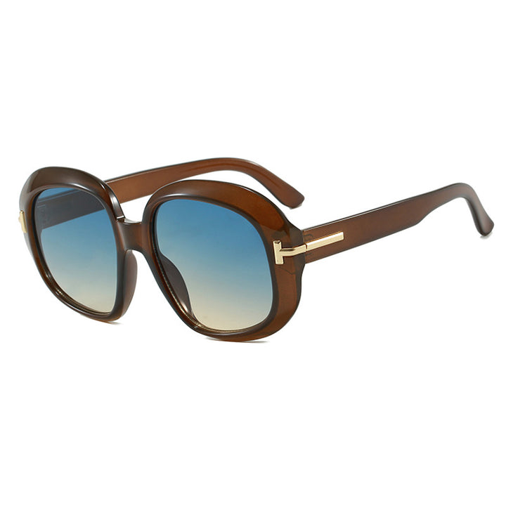 Women's oversized sunglasses with elegant frame structure and UV protection Bowlift