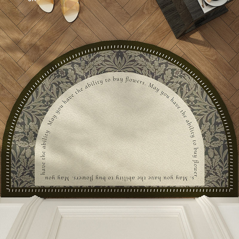 Floral Decorative Welcome Mat
