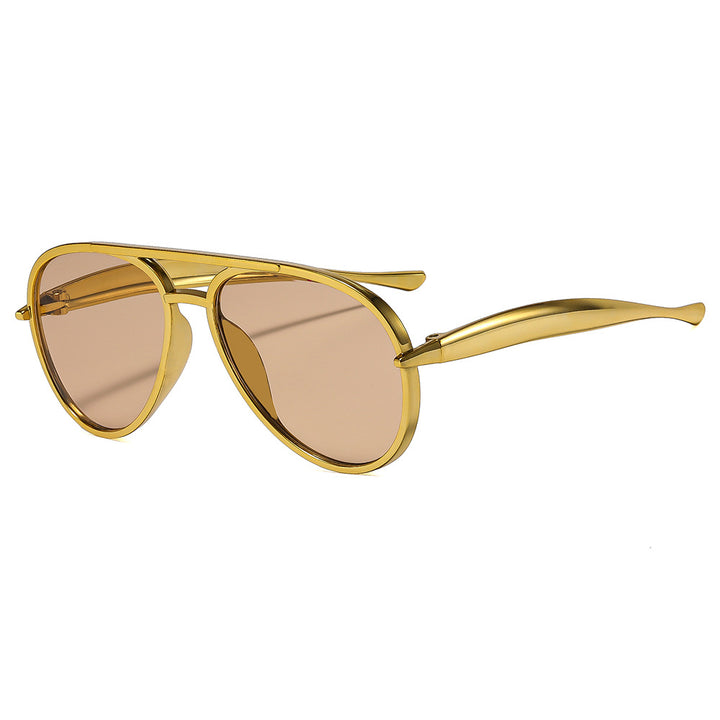 Men's Premium Metal Frame Aviator Sunglasses Bowlift