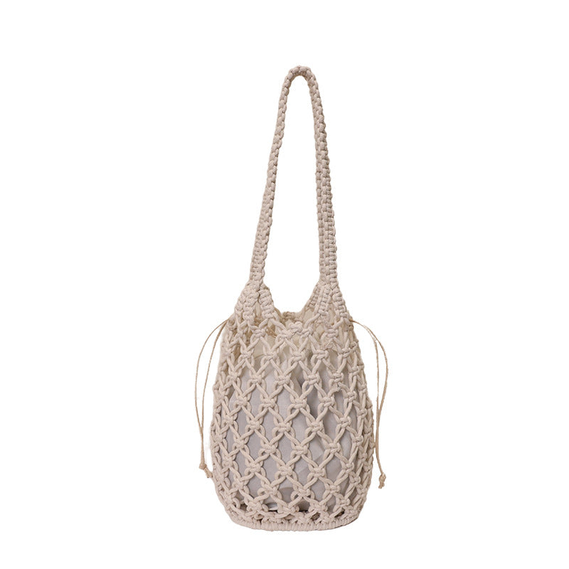 Stylish Macrame Tote Bag Bowlift