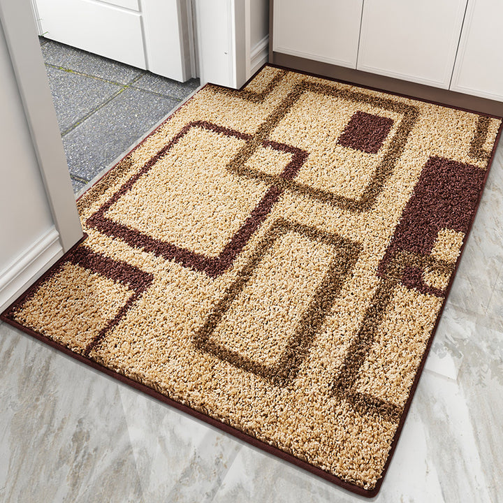 Geometric Patterned Soft Comfort Area Mat Bowlift