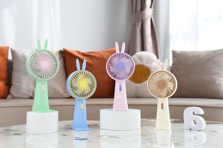Women Portable Hand Fan with Funny Animal Design Bowlift