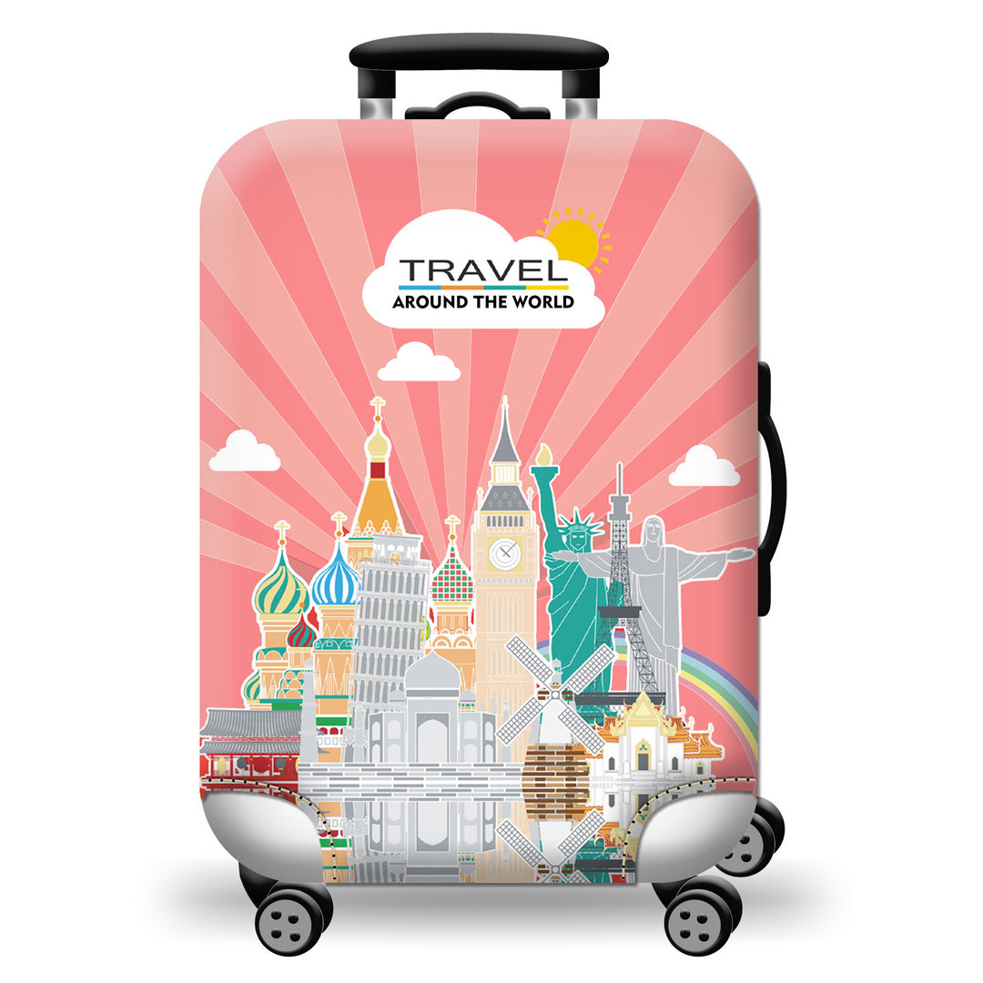 Geometric Travel Hard Shell Suitcase Bowlift