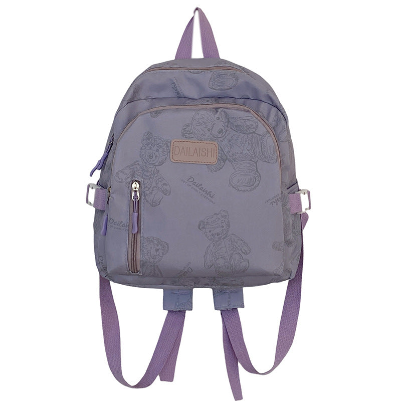 Teddy Bear Pattern Backpack