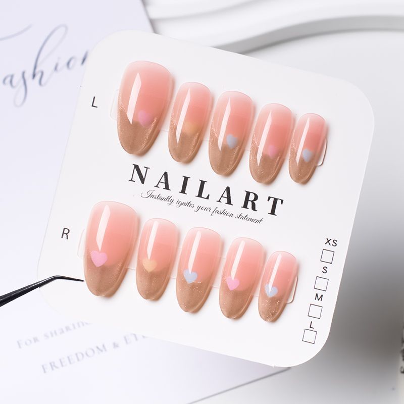 Ombre Leopard Print Press-On Nail Set Bowlift