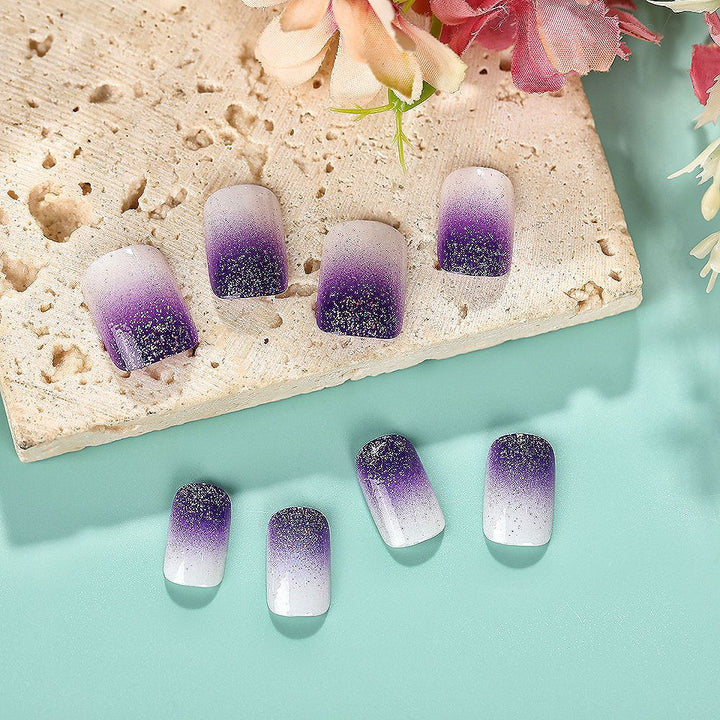 Ombre Glitter Nail Tips Bowlift