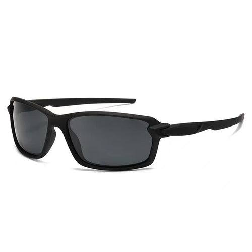 Men's sporty polarized sunglasses with lightweight flexible nylon frame and slip-resistant temples Bowlift