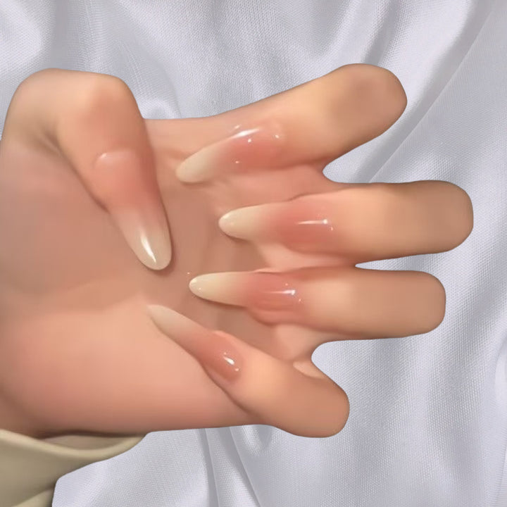 Elegant artificial nails in modern stiletto style Bowlift