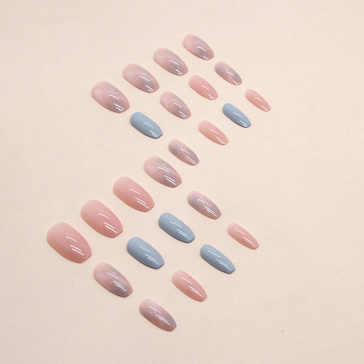 Ombre Glossy Nail Tips Bowlift