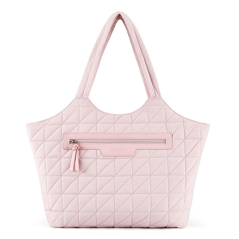 Padded handbag with textured design Bowlift