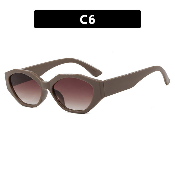 Women's stylish sunglasses in modern geometric design with protective UV filter Bowlift