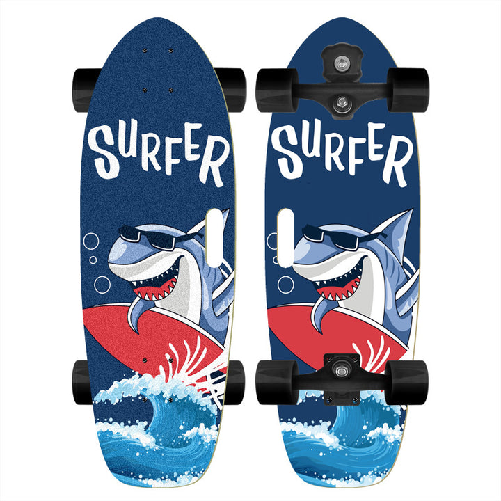 Skateboard with Custom Cartoon Design Bowlift