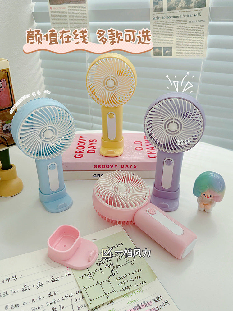Unisex Portable Hand Fan with Multiple Speed Settings Bowlift