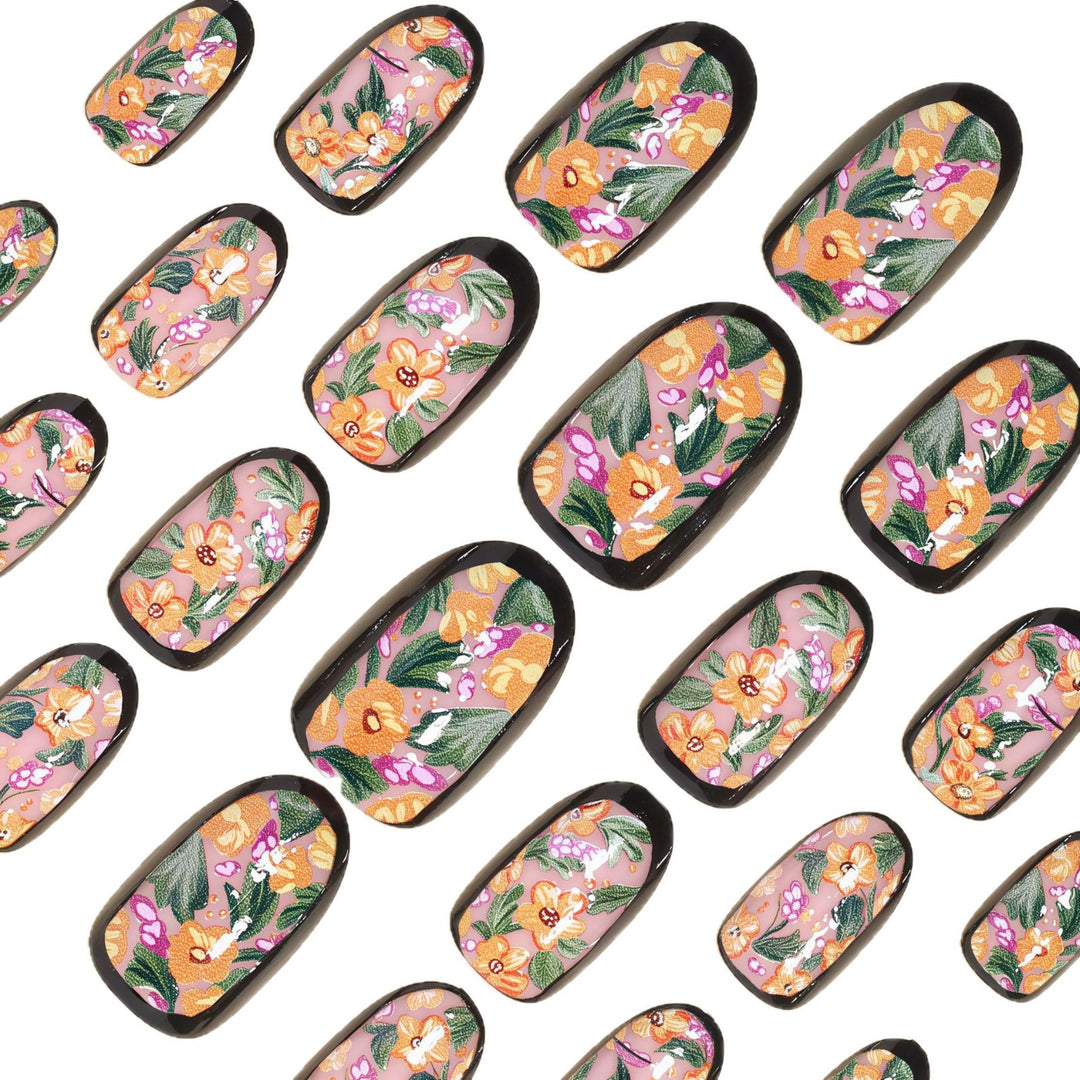 Seasonal Themed Press-On Nail Art Set Bowlift