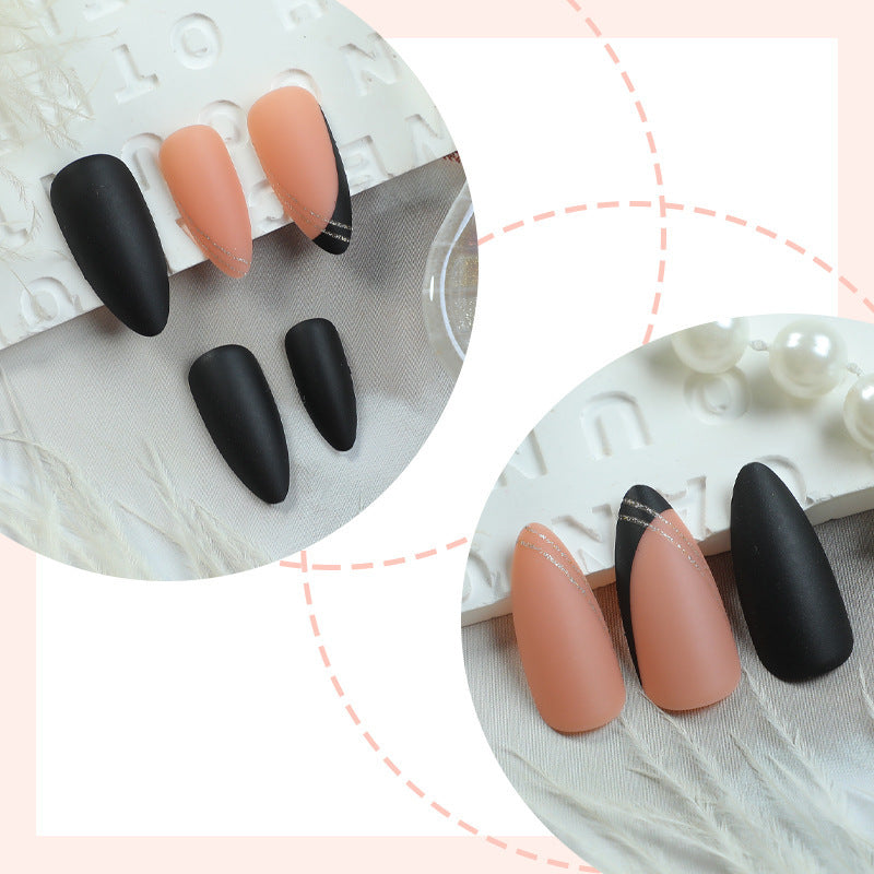 Acrylic nail set with elegant shapes and surfaces Bowlift
