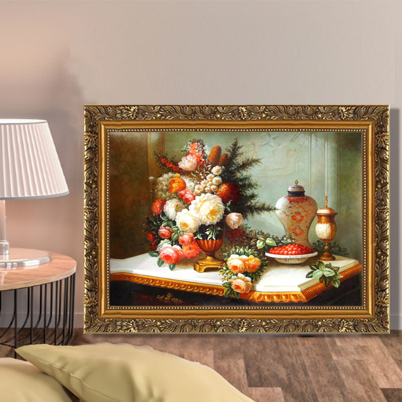 Vintage Style Fruit Basket Wall Decor