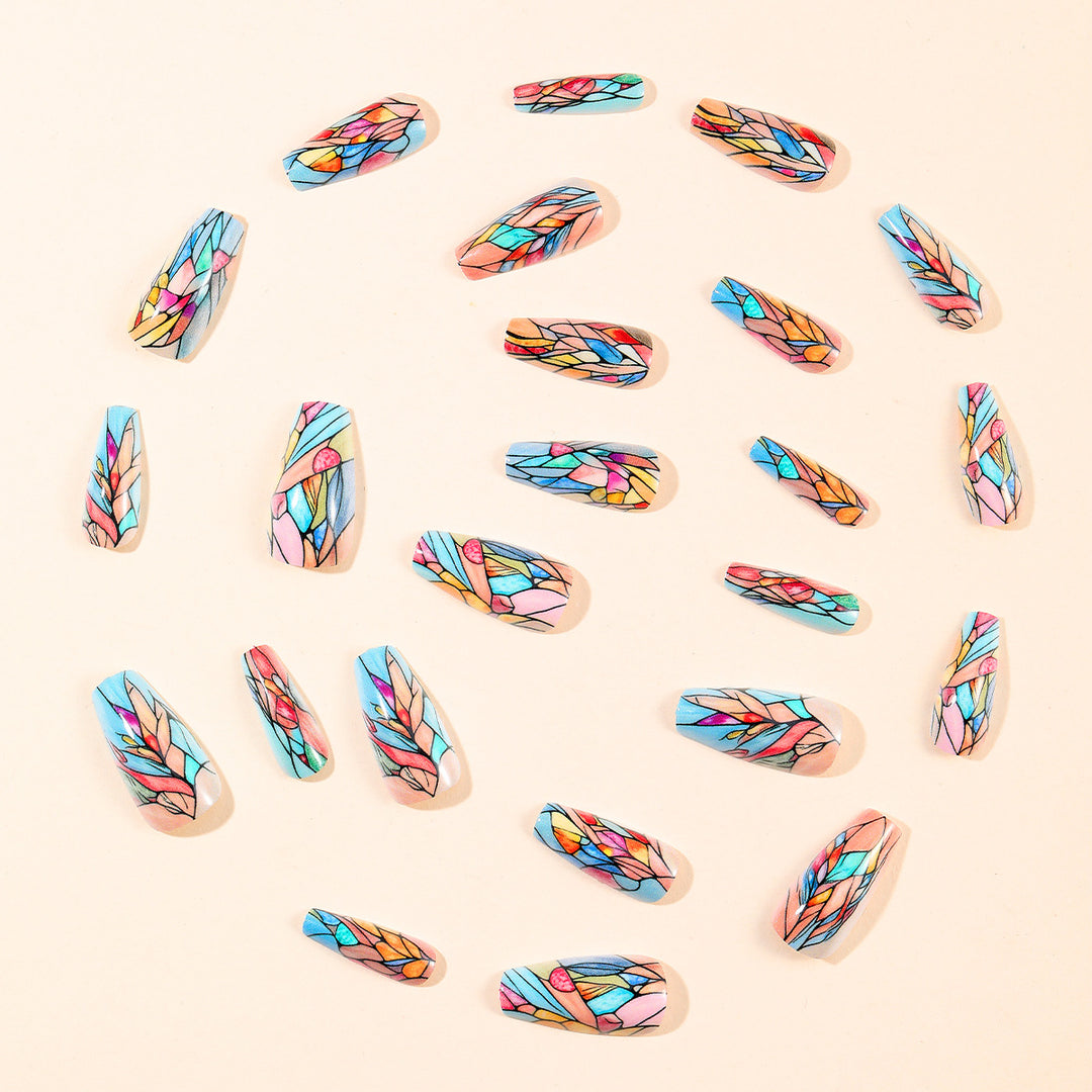 Artistic Stained Glass Nail Art Kit Bowlift