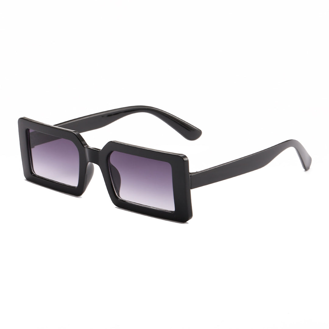Women's fashionable square sunglasses with coordinated frame Bowlift
