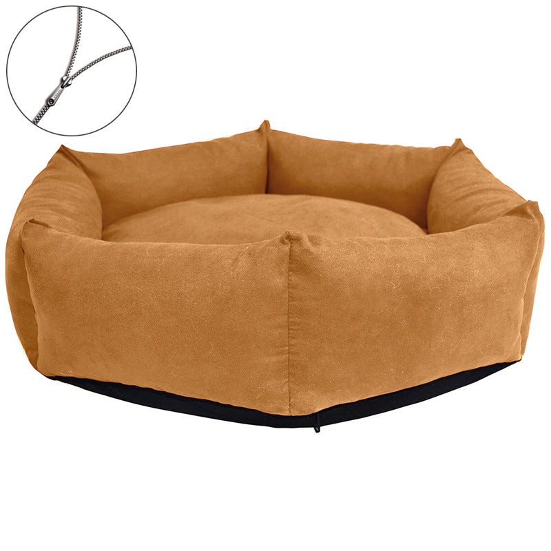 Plush  Nest  Dog Bed