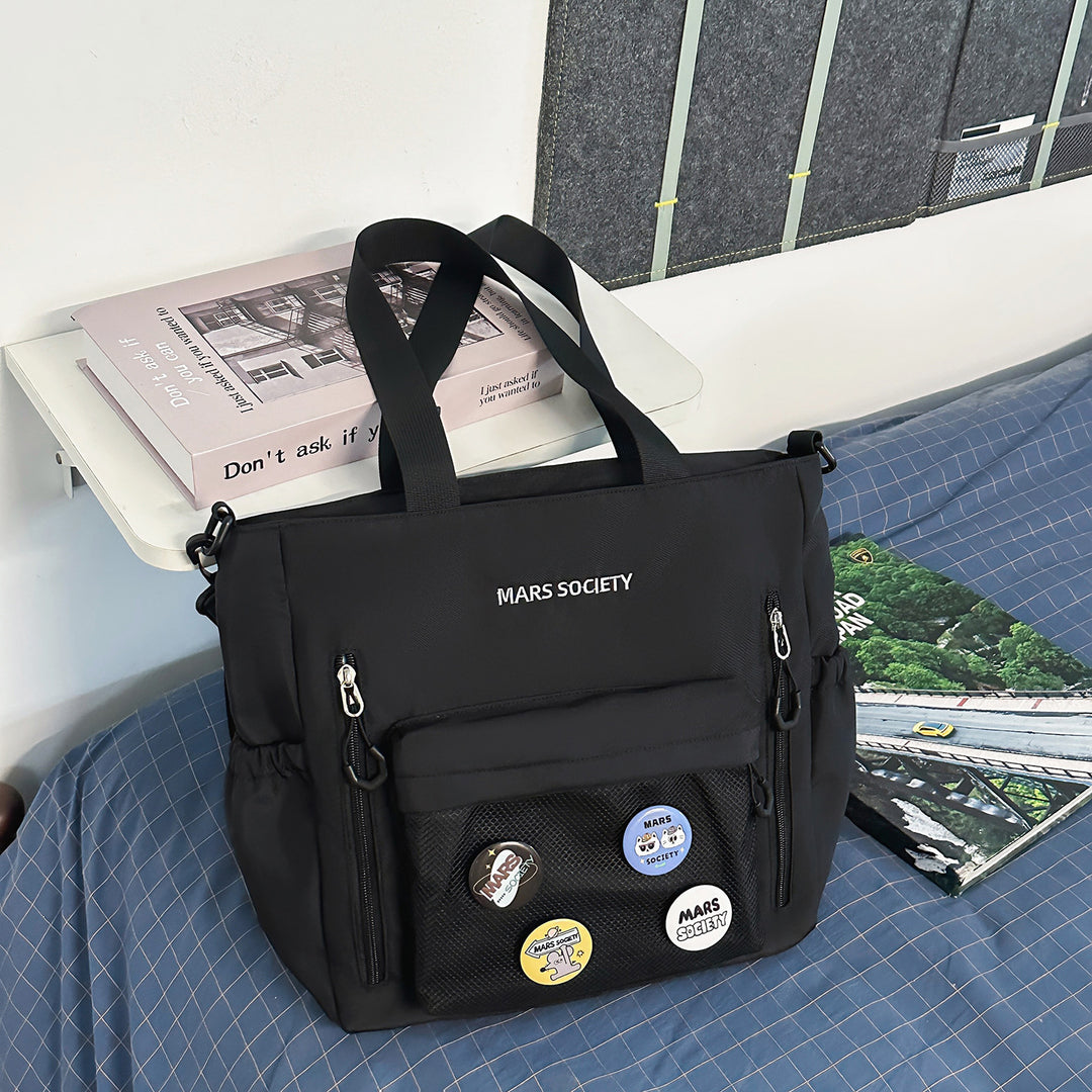 Multi-Compartment Functional Tote Bag Bowlift