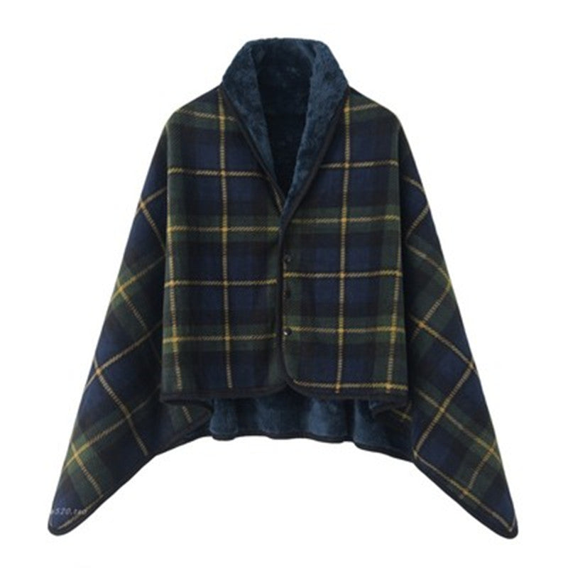 Women Cozy Blanket Poncho Bowlift