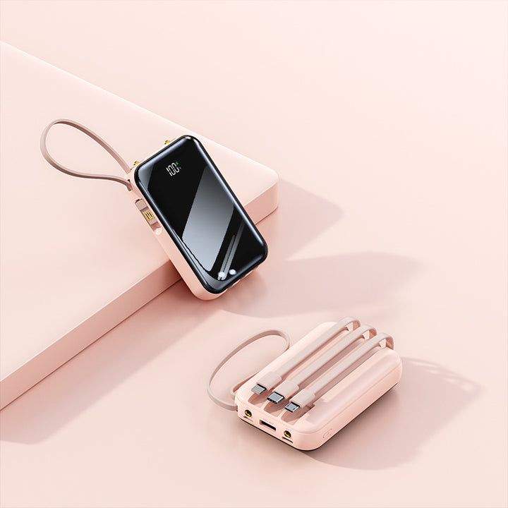Portable power bank with integrated charging station Bowlift
