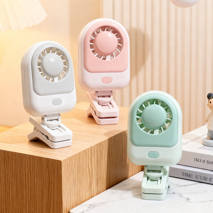 Women's Clip Fan with USB Connection and Flexible Mount Bowlift