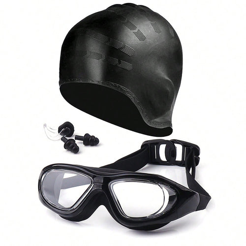 Swim set with comfort swim goggles and cap Bowlift