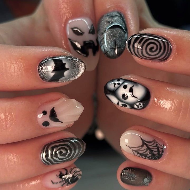 Creative Halloween Nail Art with Unique Designs Bowlift