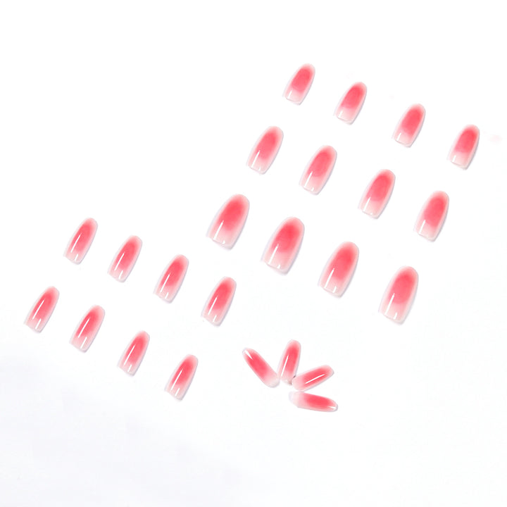 Artful Nail Extensions in Elegant Ombre Design Bowlift