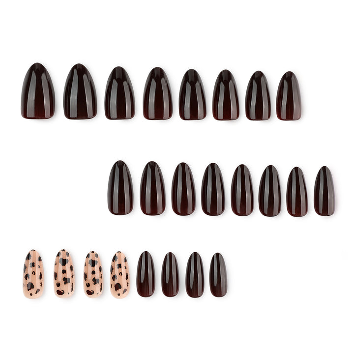 Artful Nail Extensions with Elegant Animal Design Bowlift