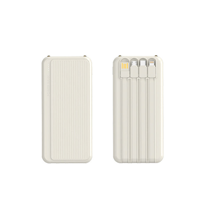 Multifunctional power bank with intelligent charging display Bowlift