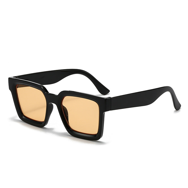 Oversized Geometric Frame Sunglasses