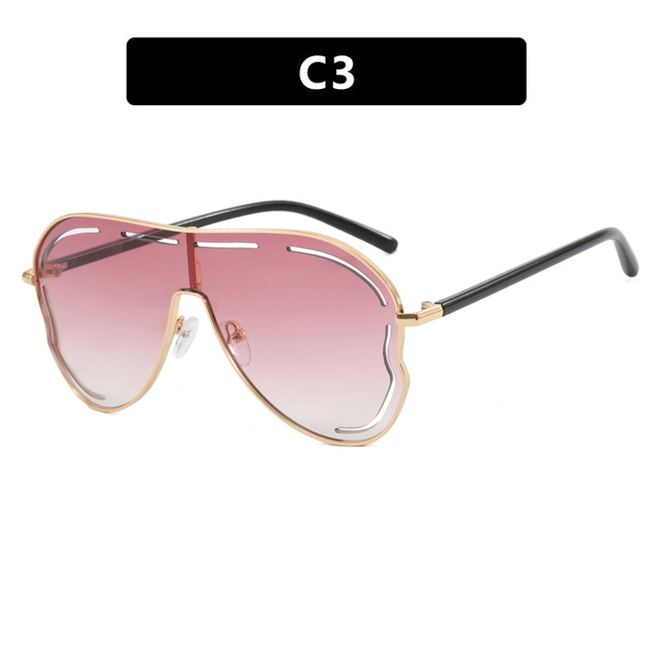 Ladies luxurious pilot sunglasses with modern frame Bowlift