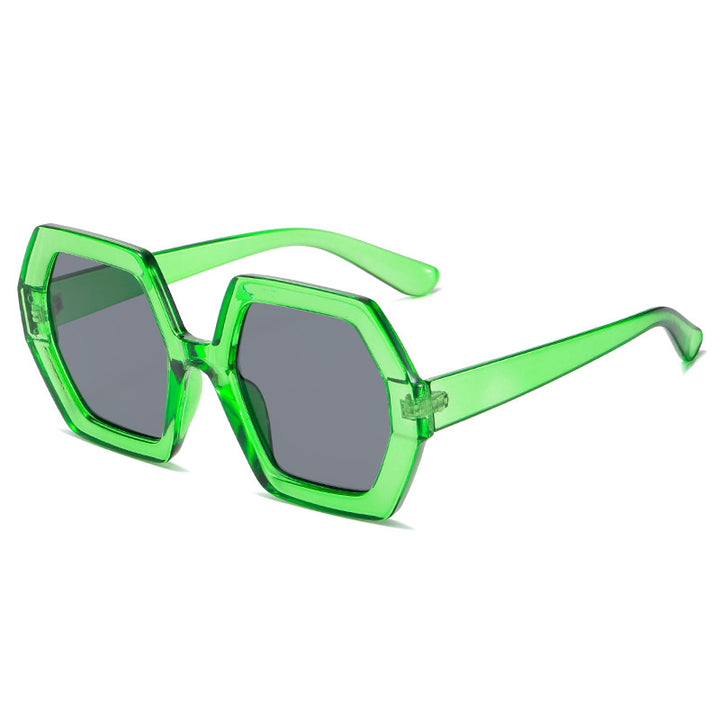 Ladies hexagonal sunglasses with comfortable frame Bowlift