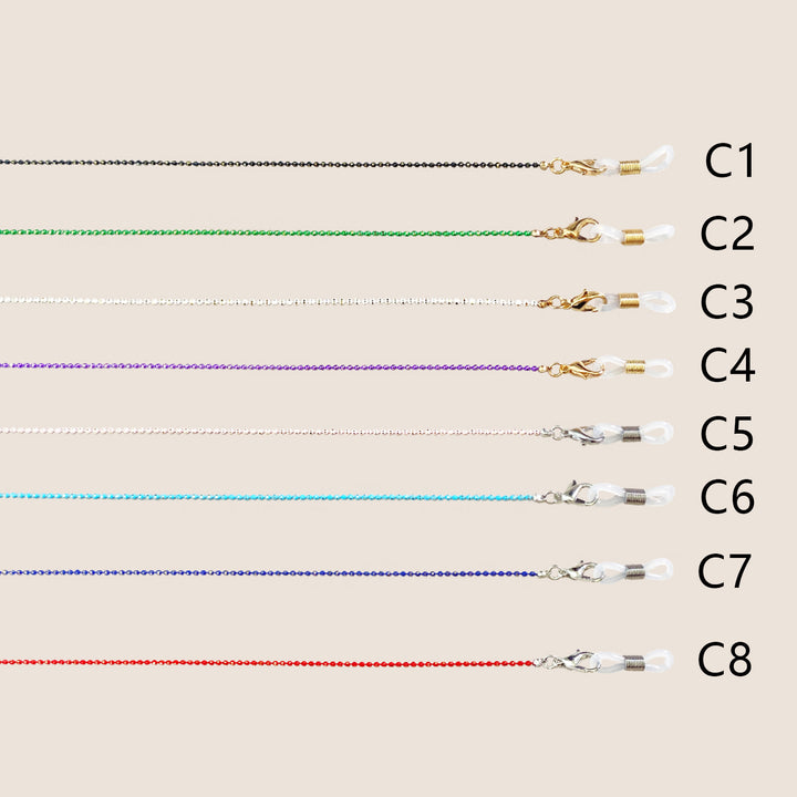 Beaded Eyewear Chain Bowlift