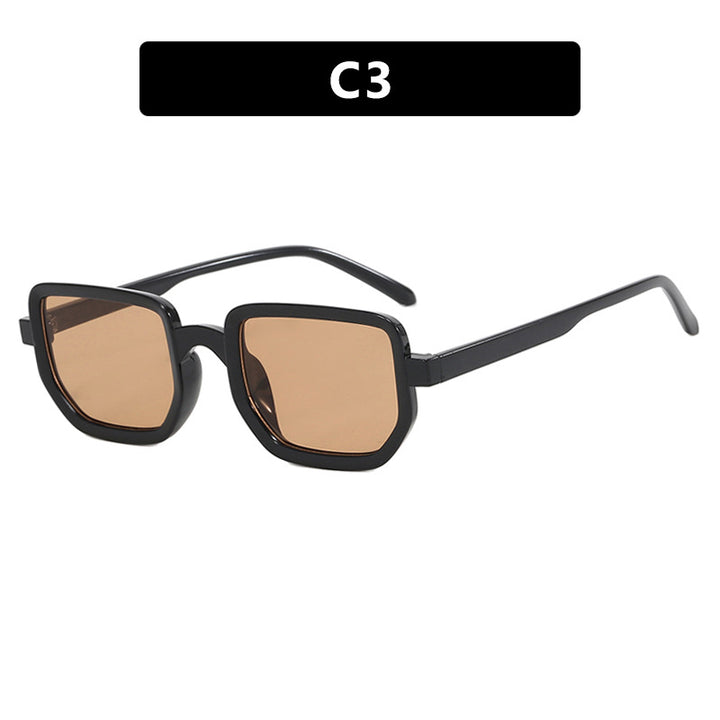 Women's geometric sunglasses with stylish frame and protective lenses Bowlift