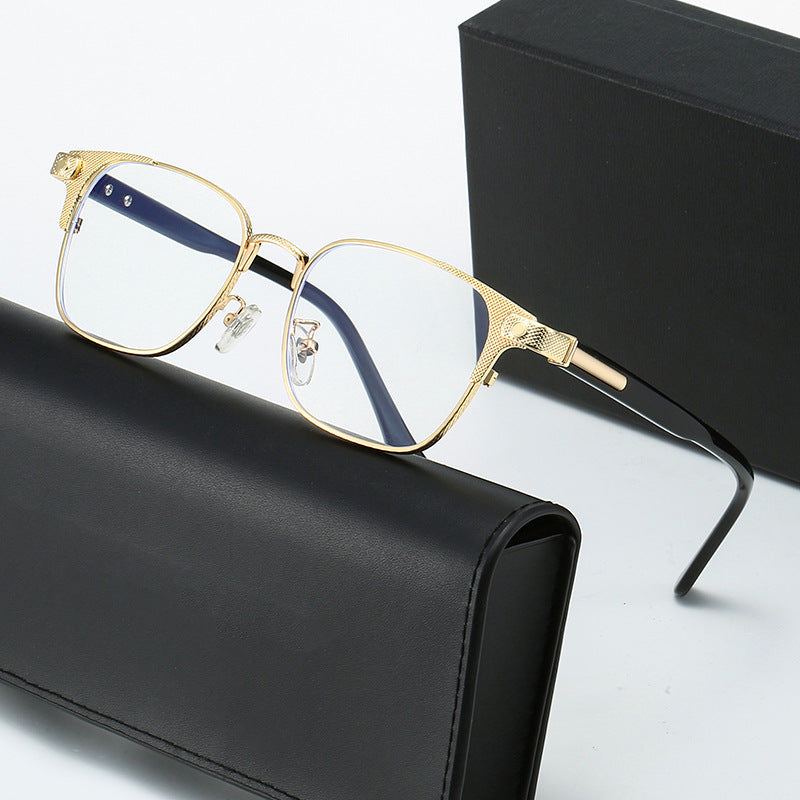 Women's fashionable corrective glasses with filigree metal frame Bowlift
